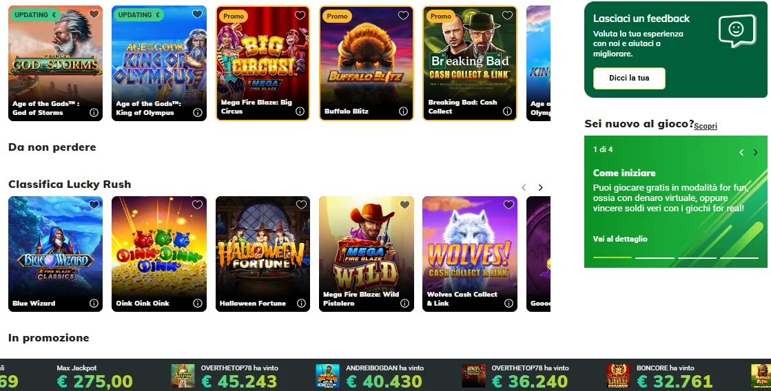 casino sisal registrati